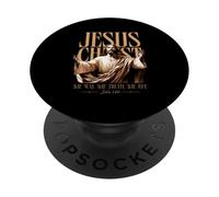 Jesus Christ The Way The Truth The Life John 146 PopSockets Adhesive PopGrip
