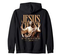 Jesus Christ The Way The Truth The Life John 146 Zip Hoodie
