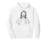 Jesus Christ Thumbs Up Funny Christianity Roman Catholic Pullover Hoodie