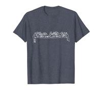 Jesus Christ Twelve Apostles Last Supper T-Shirt, Men, Heather Blue, 3X-Large