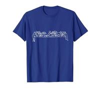 Jesus Christ Twelve Apostles Last Supper T-Shirt, Men, Royal Blue, Medium