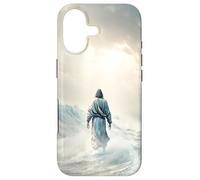 Jesus Christ Walks on Water - Christian Faith Graphic Design Case for iPhone 17
