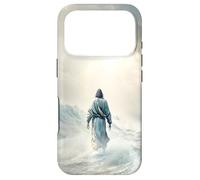 Jesus Christ Walks on Water - Christian Faith Graphic Design Case for iPhone 17 Pro