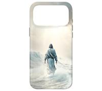 Jesus Christ Walks on Water - Christian Faith Graphic Design Case for iPhone 17 Pro Max