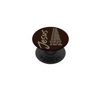 Jesus Christian Faith Bible Prayer Worship Believer PopSockets Adhesive PopGrip