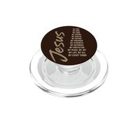 Jesus Christian Faith Bible Prayer Worship Believer PopSockets PopGrip for MagSafe