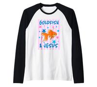 Jesus Christian Faith Spiritual Aquatic Raglan Baseball Tee