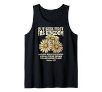 Jesus Christian Matthew 6:33 Bible Verse Tank Top