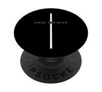 Jesus Christus Cross - Modern Christian Faith Statement PopSockets Adhesive PopGrip