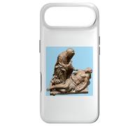 Jesus Classic Mourning Sculpture Tee - Bible Art Graphic Case for iPhone Air