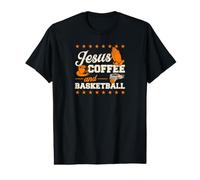 Jesus Coffee and Basketball Value Graphic T-Shirt