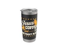 Jesus Coffee and Detroit Rap Stainless Steel Insulated Tumbler