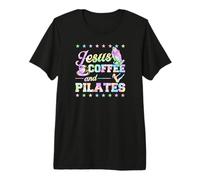 Jesus Coffee and Pilates Premium T-Shirt