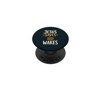 Jesus Coffee Christian Humor Morning Prayer Believer PopSockets Adhesive PopGrip