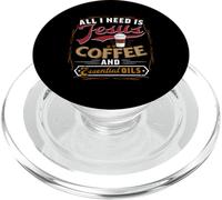 Jesus Coffee Essential Oils Christian Faith Lover PopSockets PopGrip for MagSafe
