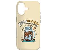 Jesus Cold Brew Christian Coffee Faith Heaven Humor Case for iPhone 17