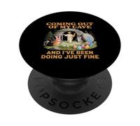 Jesus Coming Out Of My Cave And I’ve Been Doing Just Fine PopSockets Adhesive PopGrip