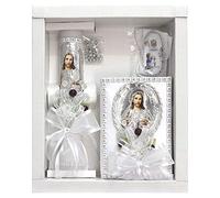 Jesus Communion Candle Set for Boys w/Spanish New Testament