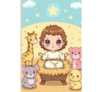 Jesus Composition Notebook: Kawaii Style, Christian journal for kids, 200 pages, 6" x 9", Ideal for devotional journaling, Bible study, prayer notes, ... outlines, or as a thoughtful Christian gift.