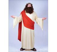 Fun World 5725 Adult Plus Size Jesus Costume, Cream/Red, XXL