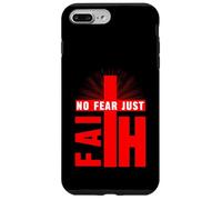 Jesus Cross Bible Faith Over Fear Put God First ART ON BACK Case for iPhone 7 Plus/8 Plus