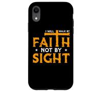 Jesus Cross Bible Faith Over Fear Put God First ART ON BACK Case for iPhone XR