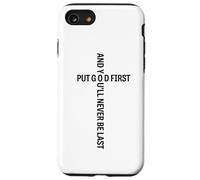 Jesus Cross Bible MAT 28:6 Faith Over Fear Put God First Case for iPhone SE (2020) / 7 / 8