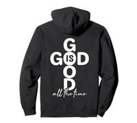 Jesus Cross God Bless Bible Faith God is Good All The Time Pullover Hoodie