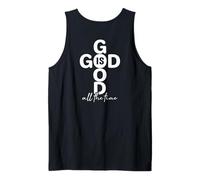 Jesus Cross God Bless Bible Faith God is Good All The Time Tank Top
