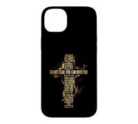 Jesus Cross Golden Bible Verses Christian Faith Scripture Case for iPhone 14 Plus