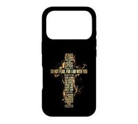 Jesus Cross Golden Bible Verses Christian Faith Scripture Case for iPhone 17 Pro