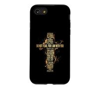 Jesus Cross Golden Bible Verses Christian Faith Scripture Case for iPhone SE (2020) / 7/8