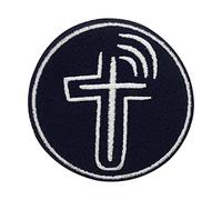 Jesus Cross Patch | Christian Embroidered Badge, Fish Iron On Applique, Bible Sew On Design - Finally Home