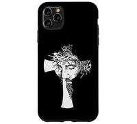 Jesus Cross Silhouette of Christ Messiah Crown Of Thorns Art Case for iPhone 11 Pro Max