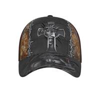 Jesus Cross Unisex Snapback-Hats Classic Baseball Cap Casual Sun-Cap for Hiking Golf Running