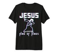 Jesus Dabbing Dancing Easter Christmas Birthday Christian Premium T-Shirt