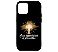 Jesus Defeated Death So You Can Live Christian Case for iPhone 12/12 Pro