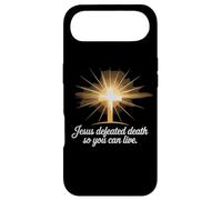 Jesus Defeated Death So You Can Live Christian Case for iPhone Air