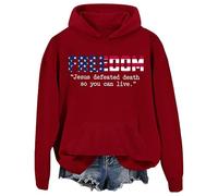 Jesus Defeated Death So You Can Live Hoodie Freedom Sweatshirt Jesus Defeated Death So You Can Live Sweatshirt Claret