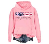 Jesus Defeated Death So You Can Live Hoodie Freedom Sweatshirt Jesus Defeated Death So You Can Live Sweatshirt Pink