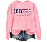 Jesus Defeated Death So You Can Live Sweatshirt Freedom Shirt Jesus Defeated Death So You Can Live Shirt Pink
