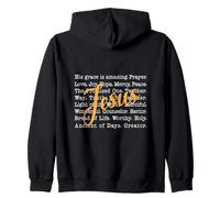 Jesus Definition - Worthy, Holy, Lamb of God Zip Hoodie