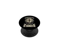 Jesus Didn't Just Save Me He Changed Me PopSockets Adhesive PopGrip