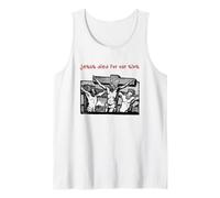 Jesus Died for Our Sins (Faith Statement & Graphic) Tank Top