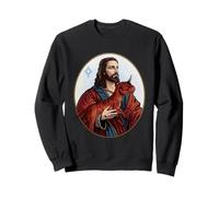 Jesus Dinosaur Trex Prayer Faith Cross Christian Bible Verse Sweatshirt