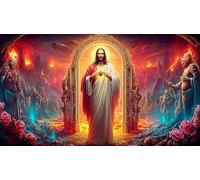 jesus_dressed 1000 Pieces Jigsaw Puzzles for Adults Educational Games Jigsaw Puzzle Home Decoration for The Whole for Women, Gifts for Men 75x50cm/1000pcs