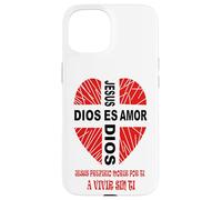 Jesús El Amor de Dios Cristo Buen Pastor Vida Eterna Case for iPhone 15