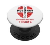 Jesús El Amor de Dios Cristo Buen Pastor Vida Eterna PopSockets Adhesive PopGrip