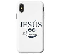Jesús es el camino, Bible Verse Christian Religious Jesus Case for iPhone X/XS