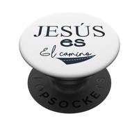 Jesús es el camino, Bible Verse Christian Religious Jesus PopSockets Adhesive PopGrip